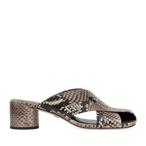 Женские летние мюли EKONIKA PREMIUM PM01284CN-01-snake.brown-25S фото 1