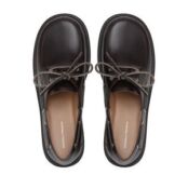 Женские демисезонные топсайдеры EKONIKA PREMIUM PM00288CN-12-coffee-25S фото 4