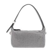 Женская сумка-багет EKONIKA PREMIUM PM38293-silver-black-24L фото 1