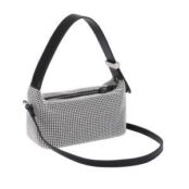 Женская сумка-багет EKONIKA PREMIUM PM38293-silver-black-24L фото 5