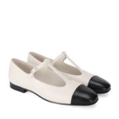 Женские балетки EKONIKA PREMIUM PM00699CN-04-white-black-24L фото 3