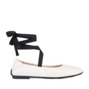 Женские балетки EKONIKA EN00859CN-03-white-black-24L фото 3