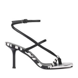 Женские босоножки EKONIKA EN00746CN-03-zebra-black-24L фото 1