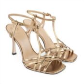 Женские босоножки EKONIKA PREMIUM PM00780CN-02-gold-24L фото 3