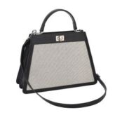 Женская сумка кросс-боди EKONIKA EN39217-1-black-white-24L фото 4