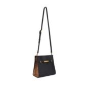Женская сумка кросс-боди EKONIKA PREMIUM PM38155-1-black-tabacco-24L фото 4