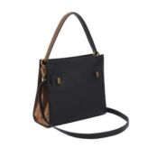 Женская сумка кросс-боди EKONIKA PREMIUM PM38155-1-black-tabacco-24L фото 5