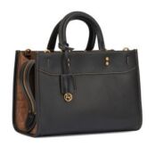 Женская сумка кросс-боди EKONIKA PREMIUM PM38420-black-tabacco-24W фото 3