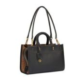 Женская сумка кросс-боди EKONIKA PREMIUM PM38420-black-tabacco-24W фото 4