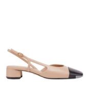 Женские балетки слингбэки EKONIKA PREMIUM PM01171CN-03-beige-black-25S фото 1