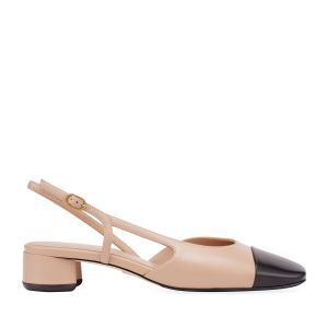 Женские балетки слингбэки EKONIKA PREMIUM PM01171CN-03-beige-black-25S фото 1
