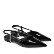 Женские балетки слингбэки EKONIKA EN01101CN-02-black-25S фото 3