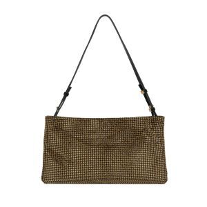 Женская сумка-багет EKONIKA PREMIUM PM30157CN-01-black-dk.gold-25S фото 1