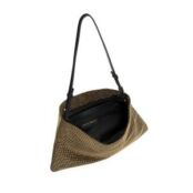 Женская сумка-багет EKONIKA PREMIUM PM30157CN-01-black-dk.gold-25S фото 5