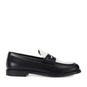 Женские демисезонные лоферы EKONIKA EN00245CN-06-black-white-24L фото 1