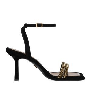 Женские босоножки EKONIKA PREMIUM PM00710CN-03-black-dk.gold-25S фото 1