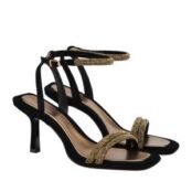 Женские босоножки EKONIKA PREMIUM PM00710CN-03-black-dk.gold-25S фото 4