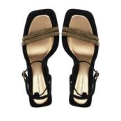 Женские босоножки EKONIKA PREMIUM PM00710CN-03-black-dk.gold-25S фото 5