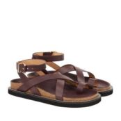 Женские сандалии EKONIKA EN6456-04-dk.brown-24L фото 3