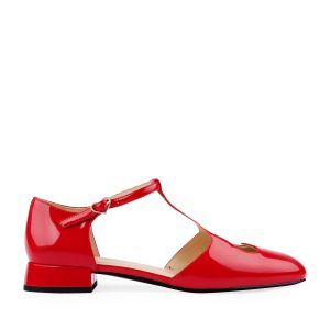Женские балетки Мэри Джейн EKONIKA х BOTROIS BO01203CN-04-tomato-25S фото 1