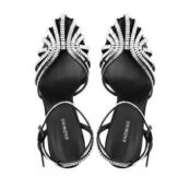 Женские босоножки EKONIKA EN01202CN-01-black-silver-25S фото 4