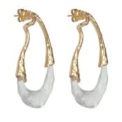 Женские серьги EKONIKA EN49493-gold-transparent-25S фото 1
