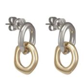 Женские серьги EKONIKA EN49435-silver-gold-25S фото 1