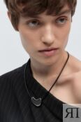 Женское колье EKONIKA EN41240-silver-black-24W фото 4