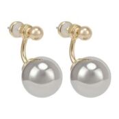 Женские серьги EKONIKA EN49917-silver-gold-25S фото 1