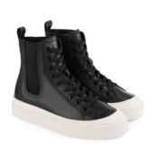 Женские демисезонные высокие кеды EKONIKA EN01026TR-20-black-24W фото 3