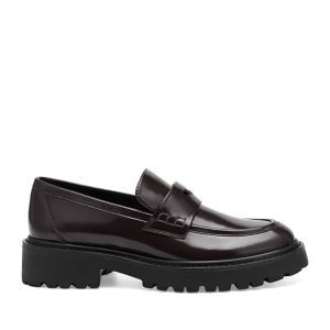 Женские демисезонные лоферы EKONIKA EN00909CN-03-dk.bordo-24W фото 1