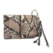 Женская сумка-чехол и визитница (комплект) EKONIKA PREMIUM PM38406-snake.brown-24W фото 3