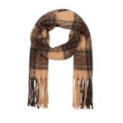 Женский шарф EKONIKA EN44226-beige-black-24W фото 1