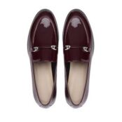 Женские демисезонные лоферы EKONIKA EN01124CN-03-cherry-25S фото 4