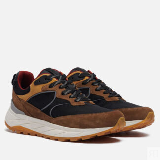 Мужские кроссовки Woolrich Running Suede/Nylon, цвет оливковый, размер 42 E