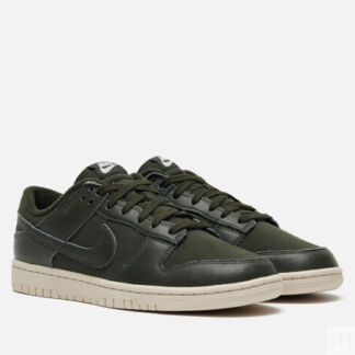 Кроссовки Nike Dunk Low Retro Premium, цвет оливковый, размер 37.5 EU