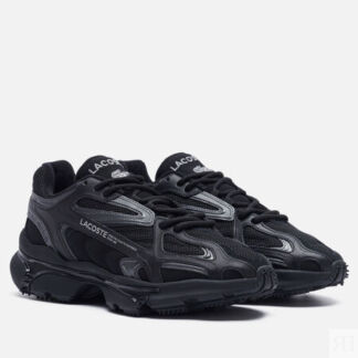 Мужские кроссовки Lacoste L003 2K24, цвет чёрный, размер 44.5 EU