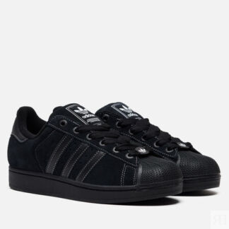 Мужские кроссовки adidas Originals Superstar II, цвет чёрный, размер 47.5 E