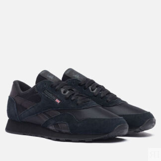 Мужские кроссовки Reebok Classic Nylon, цвет чёрный, размер 48.5 EU