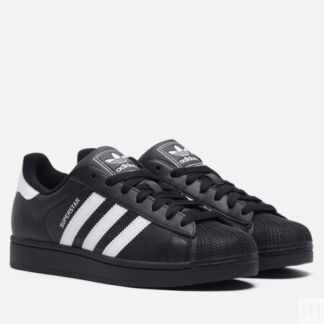 Мужские кроссовки adidas Originals Superstar II, цвет чёрный, размер 45.5 E