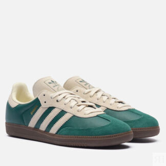 Кроссовки adidas Originals Samba OG, цвет зелёный, размер 37.5 EU