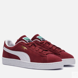 Кроссовки Puma Suede Classic, цвет бордовый, размер 42.5 EU