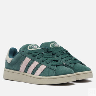 Женские кроссовки adidas Originals Campus 00S, цвет зелёный, размер 36 EU