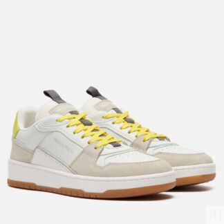 Женские кроссовки Woolrich Classic Basket Low Suede, цвет бежевый, размер 4