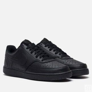 Мужские кроссовки Nike Court Vision Low Next Nature, цвет чёрный, размер 45