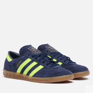 Кроссовки adidas Originals Hamburg, цвет синий, размер 42.5 EU
