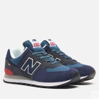 Кроссовки New Balance ML574EAE, цвет синий, размер 45.5 EU