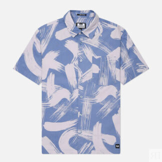 Мужская рубашка Weekend Offender Toshima Camo, цвет голубой, размер M
