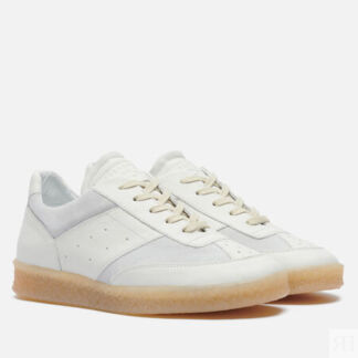 Мужские кроссовки Maison Margiela MM6 6 Court SS25, цвет белый, размер 45 E