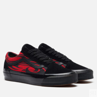 Кеды Vans LX Old Skool Y2K Flame, цвет чёрный, размер 40.5 EU